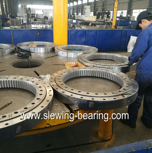 Ralla di orientamento a dentatura esterna - 02 series - XUZHOU FENGHE SLEWING BEARING CO.,LTD - a rulli / a corona singola / a due corone