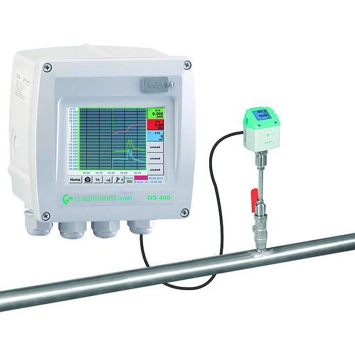 Misuratore di portata massico - DS 400 - CS Instruments GmbH & Co. KG - per aria compressa / RS485 / 4-20 mA
