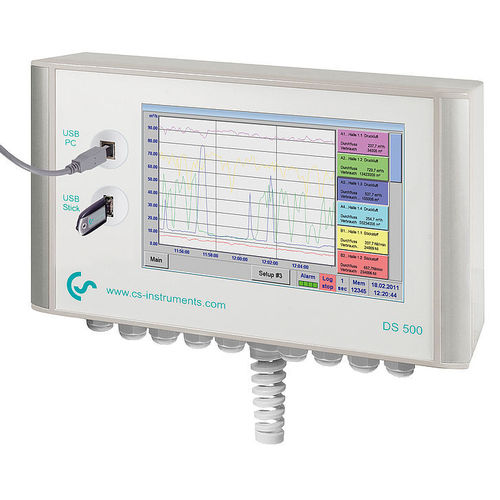 Acquisitore di dati senza carta - DS 500 - CS Instruments GmbH & Co. KG - per acquisizione dati / Ethernet