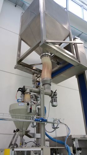 Sistema di svuotamento per container - TECHNOSILOS - per l'industria agroalimentare