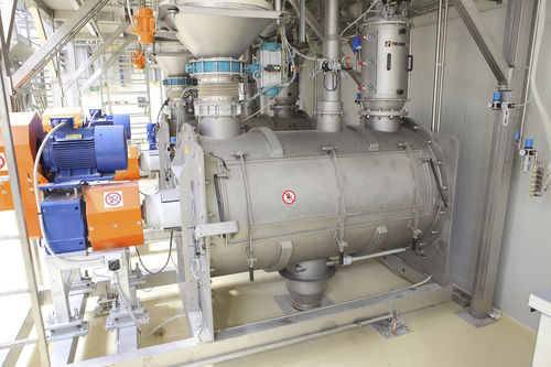 Miscelatore a vomere - TECHNOSILOS - batch / per polvere / di granulato
