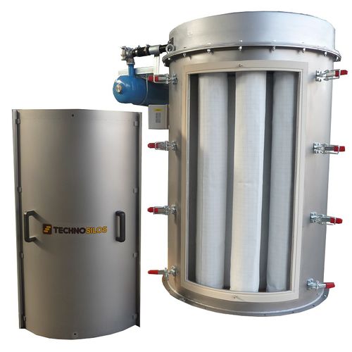 Filtro per solidi - TECHNOSILOS - per aria compressa / antipolvere / a cartuccia