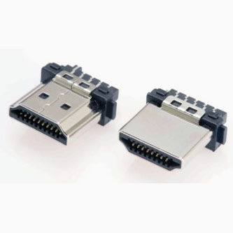 Connettore HDMI - M-19-T/G-CS-V7 - ANTELEC - di dati / rettangolare / maschio