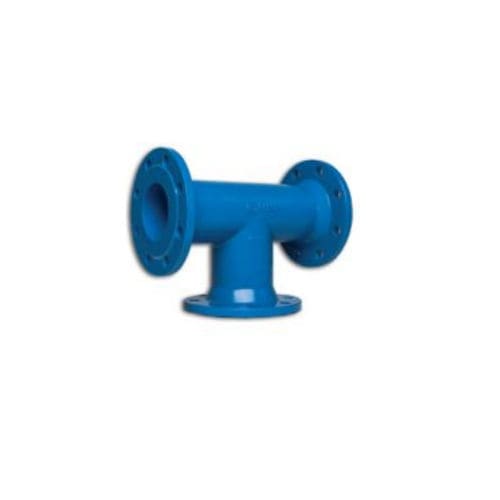 Raccordo per acque reflue - T series  - BLUCAST - con flangia / a T / in ghisa