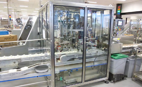 Riempitrice per bevande alcoliche - SACMO - per bottiglie in vetro / per lattine / per l'industria cosmetica