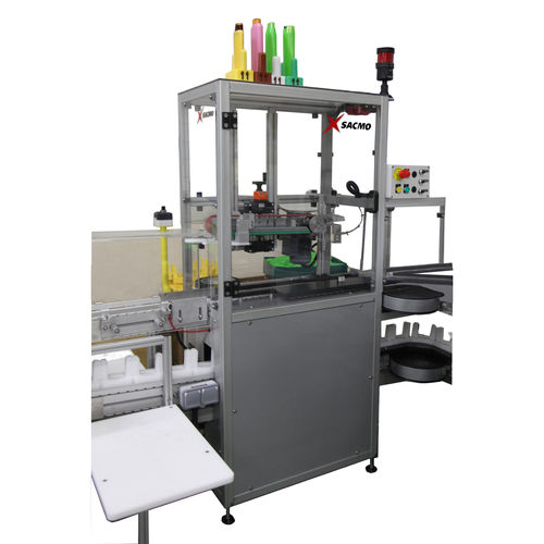 Tappatrice a pressione - SACMO - a nastro / semiautomatica / per bottiglie