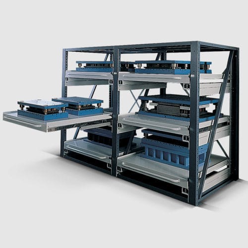 Scaffalatura per movimentazione - SYSTEM AR - FAMI S.R.L. - pull-out / per carichi pesanti / in acciaio