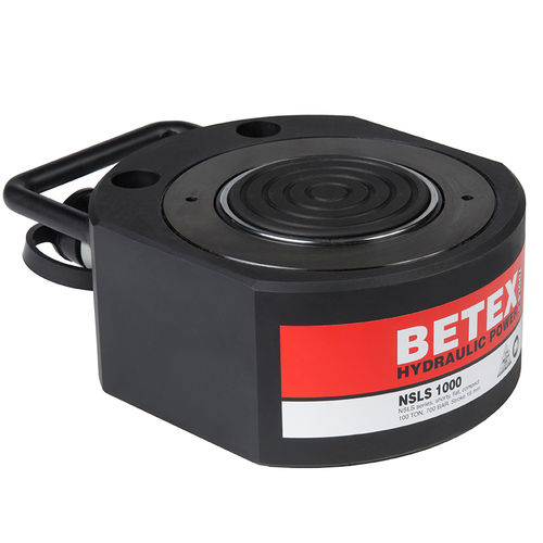 Cilindro idraulico - NSLS series - BETEX - a pistone / con ritorno a molla / piatto