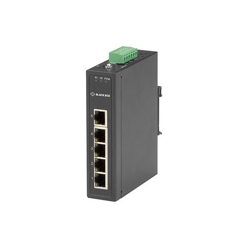 Switch Ethernet non gestibile - LBH30 series - Black Box - 8 porte / su guida DIN / standard