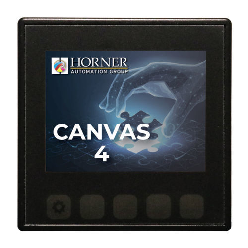 HMI con touch screen - Canvas 4 - Horner Tianjin Automation Technology Ltd - su guida DIN / 320 x 240 / TFT LCD