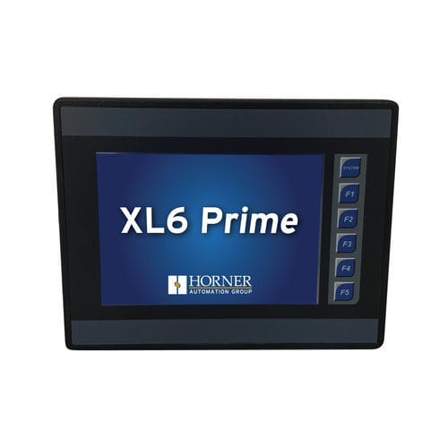 HMI con touch screen resistivo - XL6 Prime - Horner Tianjin Automation Technology Ltd - su guida DIN / 640 x 480 / TFT LCD