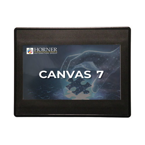 HMI con touch screen - Canvas 7 - Horner Tianjin Automation Technology Ltd - su guida DIN / 800 x 480 / TFT LCD