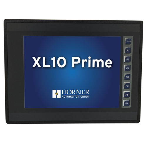 HMI con touch screen - XL10 Prime - Horner Tianjin Automation Technology Ltd - su guida DIN / 640 x 480 / TFT LCD