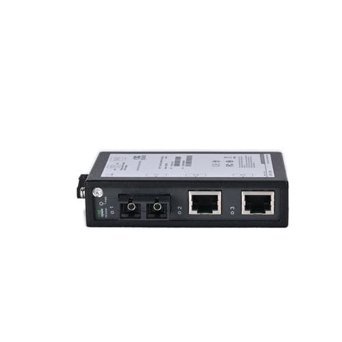 Switch Ethernet non gestibile - ISE2003D-P - InHand Networks - 3 porte / in fibra ottica / su guida DIN