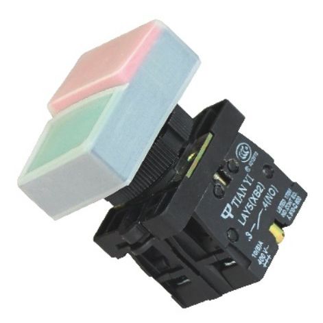 Pulsante on/off - LAY5 series - Shanghai Tianyi Electric Co., Ltd. - impermeabile all'acqua / montato su pannello / con spia luminosa