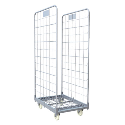 Roll-container multiuso - 11.0800.5 - SAMARIT S.R.O. - a ripiani / in maglia metallica / 2 pannelli