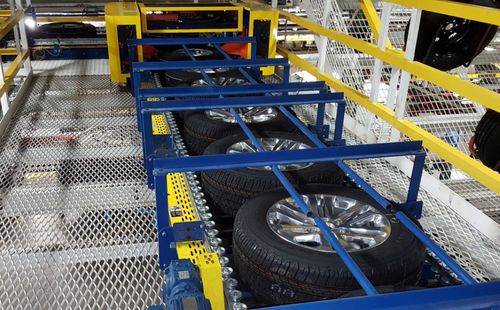 Trasportatore a rulli - Ultimation Industries, LLC - orizzontale / da trasporto / con trasmissione a catena