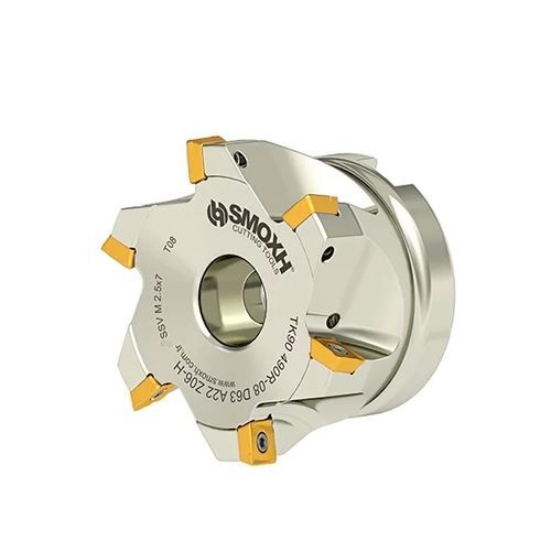 Fresa a riccio - TK90 490R-08 D63 A22 Z06-H - SMOXH CUTTING TOOLS - tre taglie / a inserti multitaglienti / con inserti negativi
