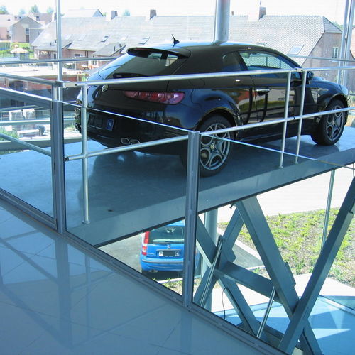 Tavola elevatrice a forbice - ELV - Dynalserg, S.L. - idraulica / stazionaria / per automobile
