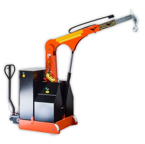 Gru da officina 500 kg - HB500GKFaPo - Dynalserg, S.L. - con contrappesi / elettrica / compatta