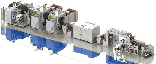 Pressa servoidraulica - MA-03 - MEGAROBO - di laminazione / per poli di batterie / a rulli