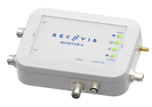 Apparecchio di monitoraggio di vibrazioni - Recovib.Monitor 4 - Micromega Dynamics - condizioni di macchina / di temperatura / per la sicurezza