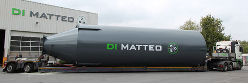 Silo a fondo conico - ODM - Di Matteo Förderanlagen GmbH + Co. KG - di riempimento / per costruzioni / per edificio