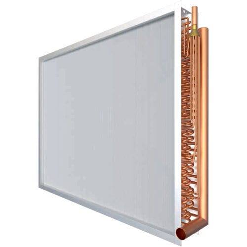 Scambiatore di calore a tubi ed alette - Roen Est SpA - acqua-acqua / in alluminio / in acciaio galvanizzato