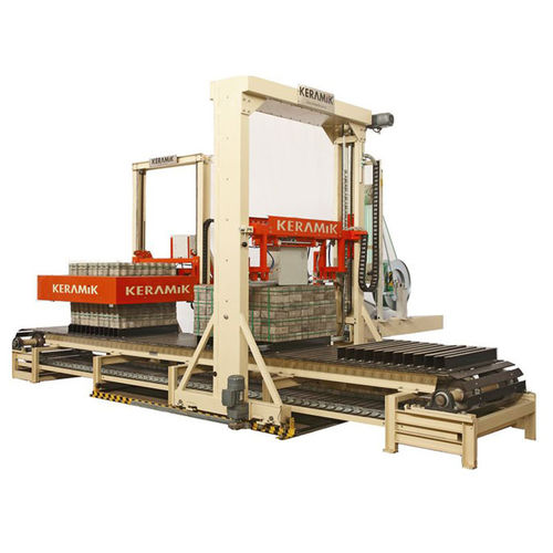 Reggiatrice con pressa - Keramik Makina Sanayi ve Ticaret A.Ş - automatica / per pacchetti / per prodotti finiti