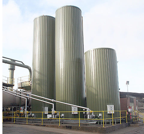 Serbatoio di stoccaggio di bitume - Parker Plant Ltd - cilindrico / verticale / in continuo