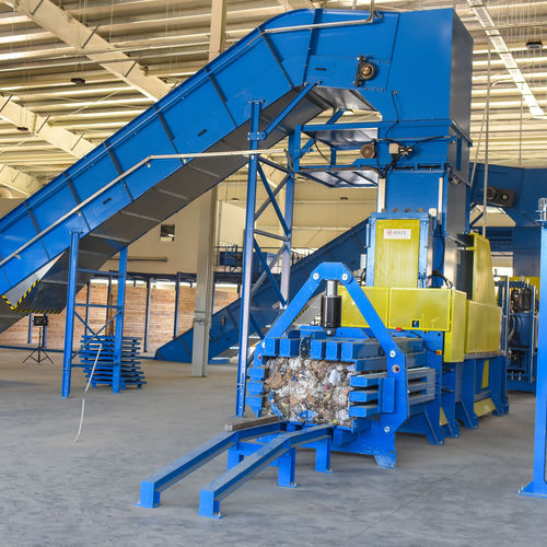 Pressa imballatrice per cartone -  Prepress Single Flap Baler series - ANIS TREND d.o.o. - per carta / per plastica / per rifiuti