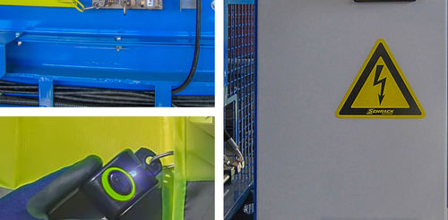 Sistema di sicurezza per zone pericolose - Personnel detection system on the inclined conveyor - ANIS TREND d.o.o. - configurabile