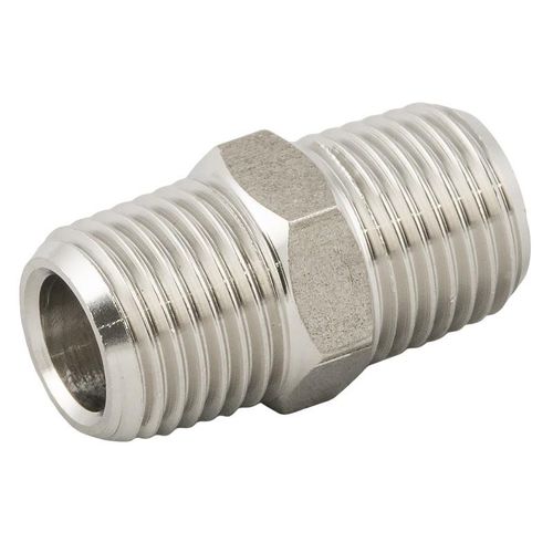 Nipplo in acciaio inossidabile - 62000 series - AIGNEP - filettato / esagonale / conico