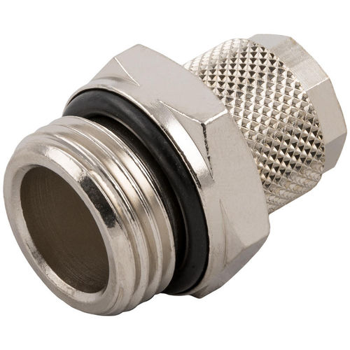 Raccordo per aria compressa - 1021  - AIGNEP - filettato / senza silicone / in ottone nichelato