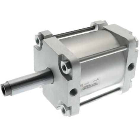 Cilindro pneumatico - PJ-------T - AIGNEP - a pistone magnetico / con asta attraversante / a doppio effetto
