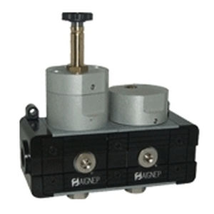 Valvola a sfera - T060 series - AIGNEP - elettropneumatica / per aria compressa / di avviamento progressivo