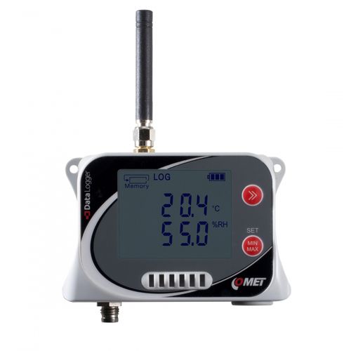 Registratore di dati di temperatura e umidità - U3631M - COMET SYSTEM, s.r.o. - di punto di rugiada / GSM/GPRS / con display