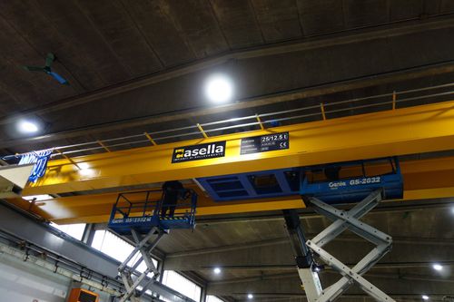 Carroponte bitrave - casella manut.service srl - con sistema di sollevamento leggero / per uso prolungato