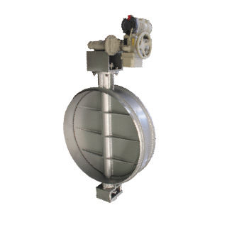 Valvola a farfalla - RP-950 - ROPO GmbH - con volante / pneumatica / con attuatore elettrico