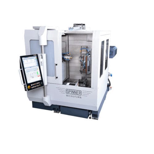 Centro di tornitura-fresatura CNC - MICROTURN LT - SPINNER Werkzeugmaschinenfabrik GmbH - orizzontale / 3 assi / a mandrino