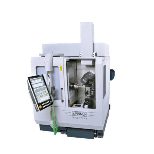 Centro di tornitura-fresatura CNC - MICROTURN LTB - SPINNER Werkzeugmaschinenfabrik GmbH - orizzontale / 5 assi / a mandrino