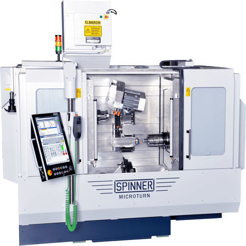 Centro di tornitura-fresatura CNC - MICROTURN GRIND - SPINNER Werkzeugmaschinenfabrik GmbH - universale / 2 assi / di alta precisione