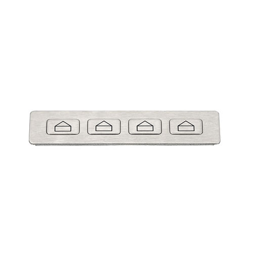 Tastiera numerica di controllo - KY2027 - Shenzhen KEYU Co., Ltd  - 4 tasti / ad incastro / in acciaio inossidabile