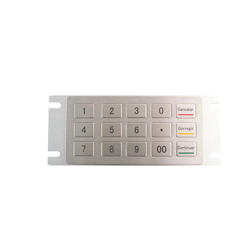 Tastiera numerica 15 tasti - KY2150 - Shenzhen KEYU Co., Ltd  - in acciaio inossidabile / USB / a tenuta stagna