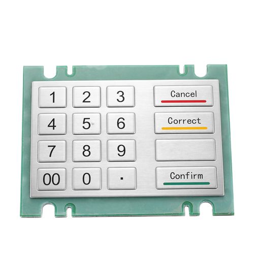Tastiera numerica 16 tasti - KY2160 - Shenzhen KEYU Co., Ltd  - ad incastro / in acciaio inossidabile / in lega d'alluminio