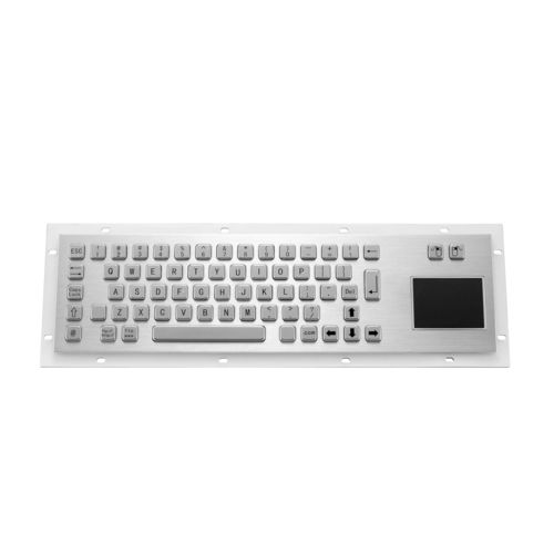 Tastiera in acciaio inossidabile - KY-PC-DT - Shenzhen KEYU Co., Ltd  - ad incastro / a tasti meccanici / con mouse integrato a due tasti