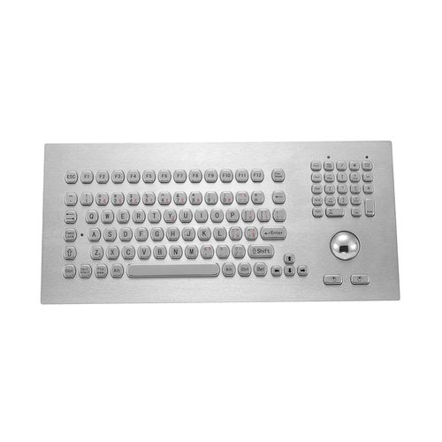 Tastiera ad incastro - KY-PC-M385 - Shenzhen KEYU Co., Ltd  - a tasti meccanici / 104 tasti / con trackball