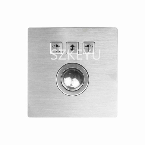 Trackball ottico - KY-TB-25-3 - Shenzhen KEYU Co., Ltd  - ad incastro / 1 inch (25 mm) / in acciaio inossidabile