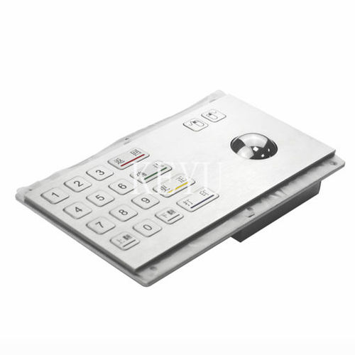 Tastiera numerica con trackball - KY-PC-VE - Shenzhen KEYU Co., Ltd  - 16 tasti / con mouse integrato a due tasti / ad incastro