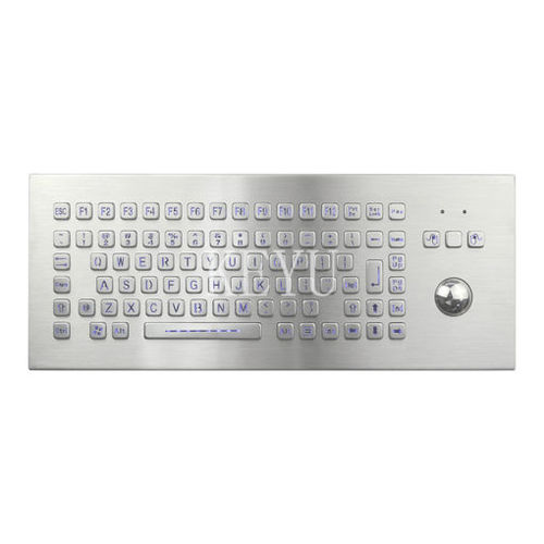Tastiera da ufficio - KY-PC-F2-LED-DESK - Shenzhen KEYU Co., Ltd  - a tasti meccanici / con tasto Fn / con mouse integrato a tre tasti